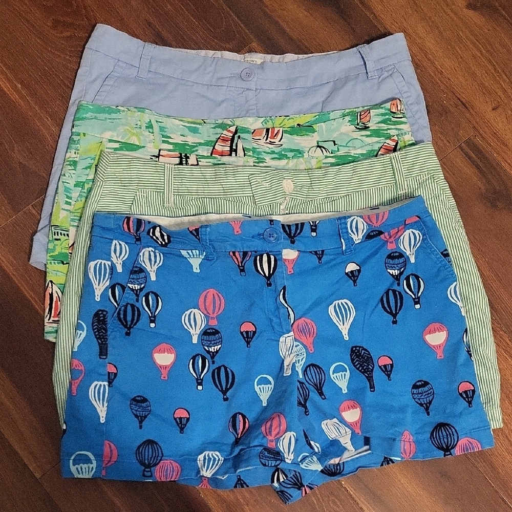 Crown & Ivy Women's Shorts - Blue, Light Blue size 16 Lot of 3
